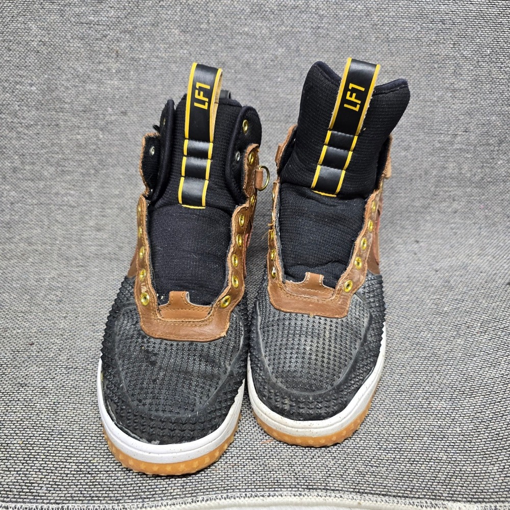 Nike Lunar Force 1 Duckboot‎ 9.5 Brown Black 805899-004 Good Gorpcore Boots